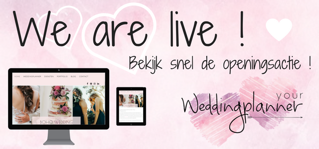 Your Weddingplanner is live!